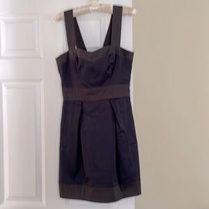 French Connection sundress. Navy with black trim. Empire waist. 2 side pockets.